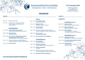 Program Konstancińskiego Forum Kobiet